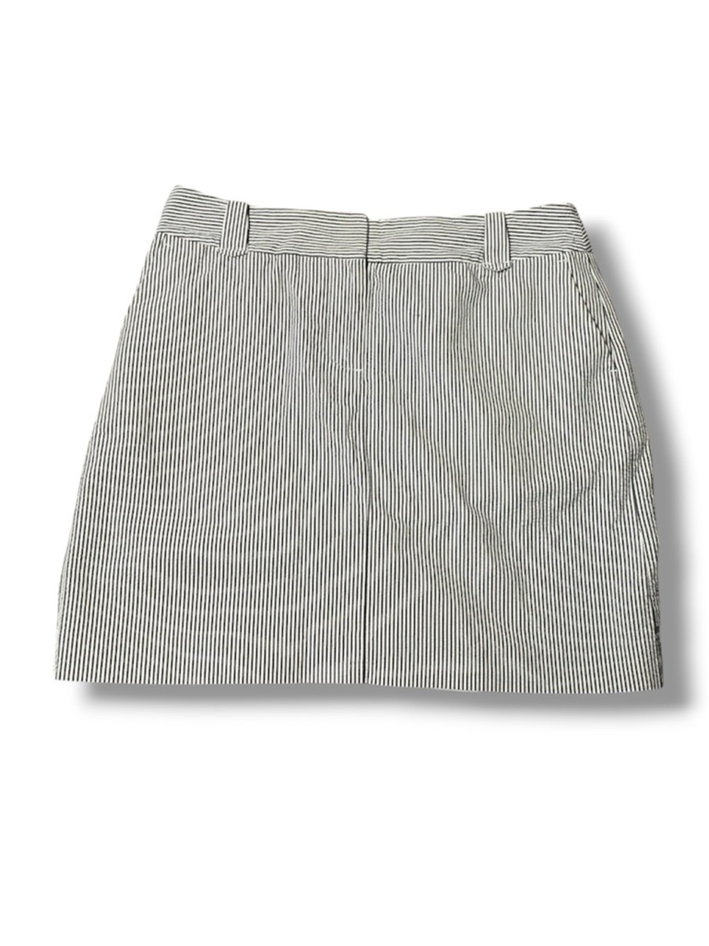 LOFT Gray and White Mini Pencil Skirt